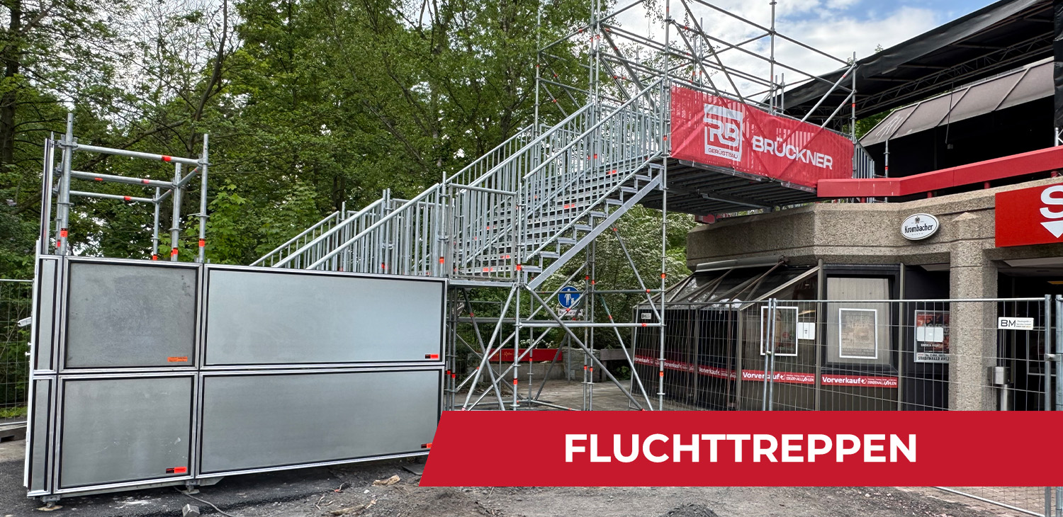 Geruestbau Brueckner Fluchttreppen klein